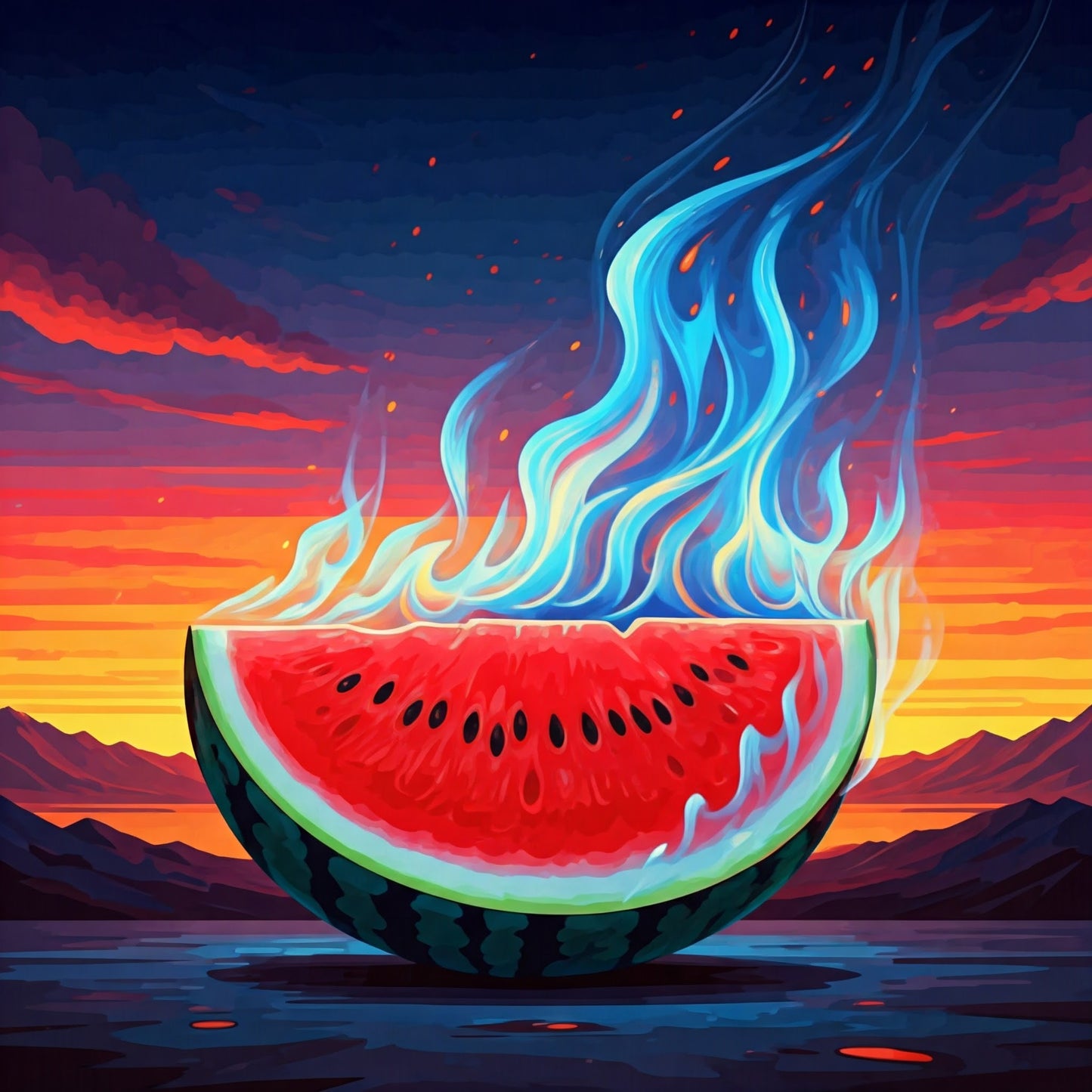 Watermelon Fire pack of 23