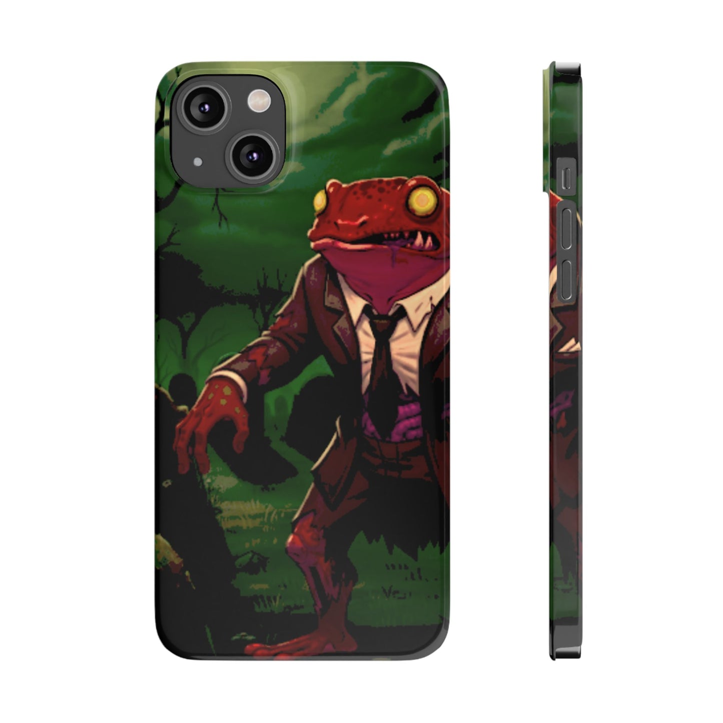 Halloween Agent Quacks Series Slim Phone Cases - Zombie Goro Design