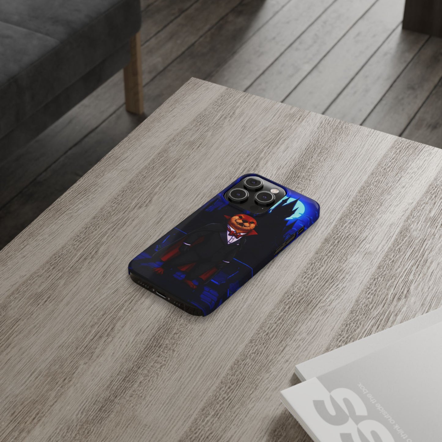 Halloween Agent Quacks Series Slim Phone Cases - Vampire Gearshift Design