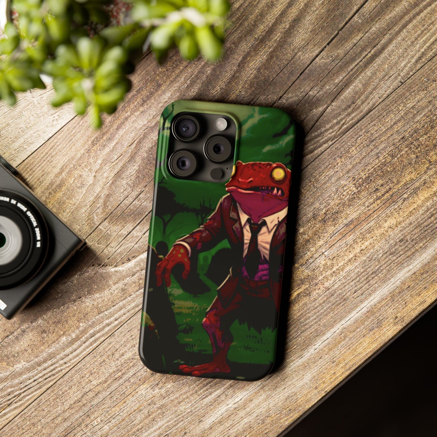 Halloween Agent Quacks Series Slim Phone Cases - Zombie Goro Design