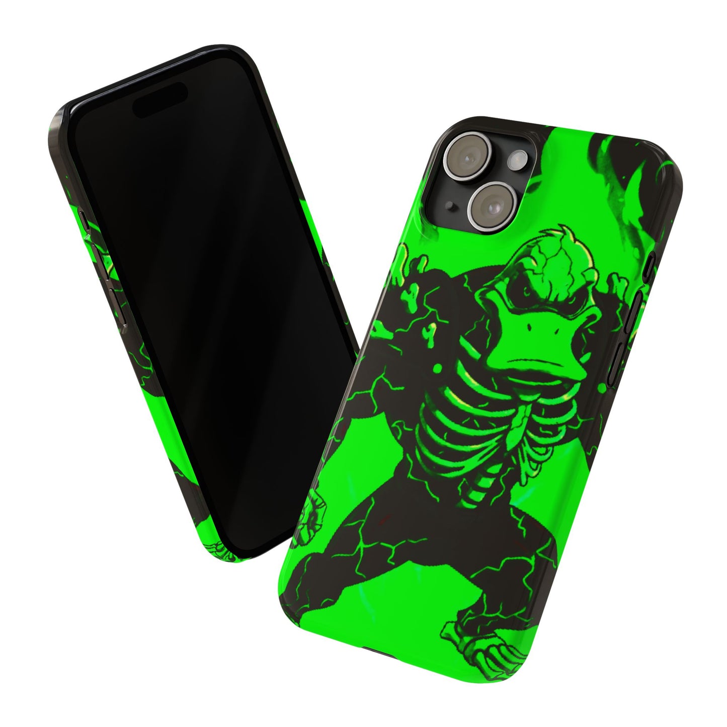 Halloween Agent Quacks Series Slim Phone Cases - Skeleton Quacks Design