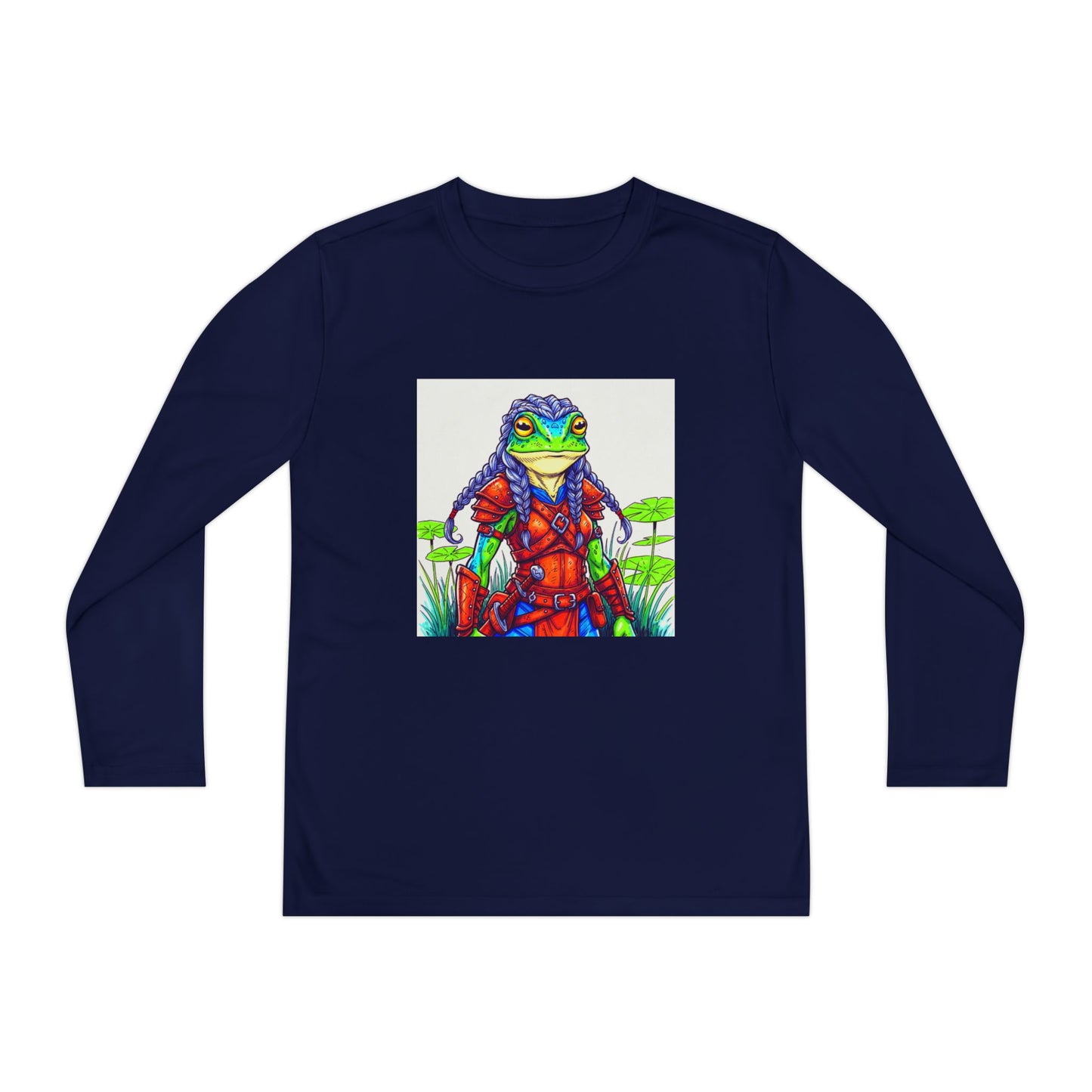 Agent Quacks Series Youth Long Sleeve Competitor Tee - Sarella Design