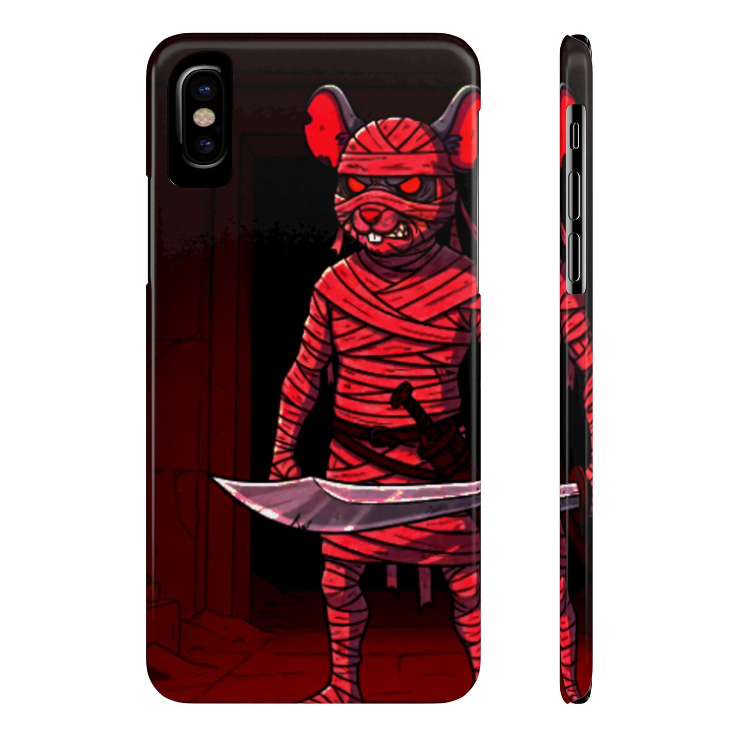 Halloween Agent Quacks Series Slim Phone Cases - Mummy Dr Murn Design