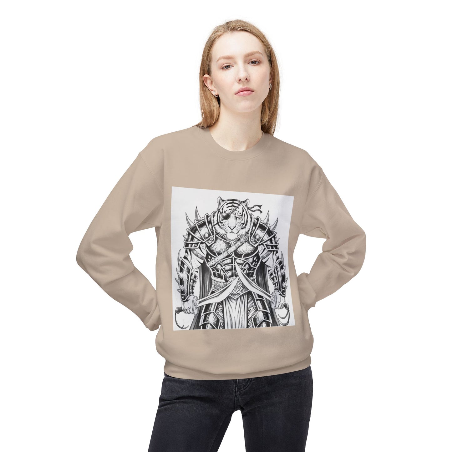 Agent Quacks Series Unisex Midweight Softstyle Fleece Crewneck Sweatshirt - Vaelros Design