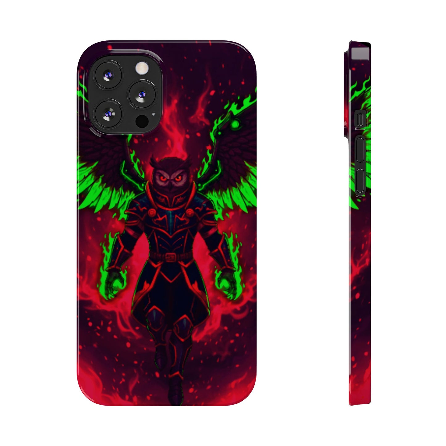 Halloween Agent Quacks Series Slim Phone Cases - Fiery General Onyx Design