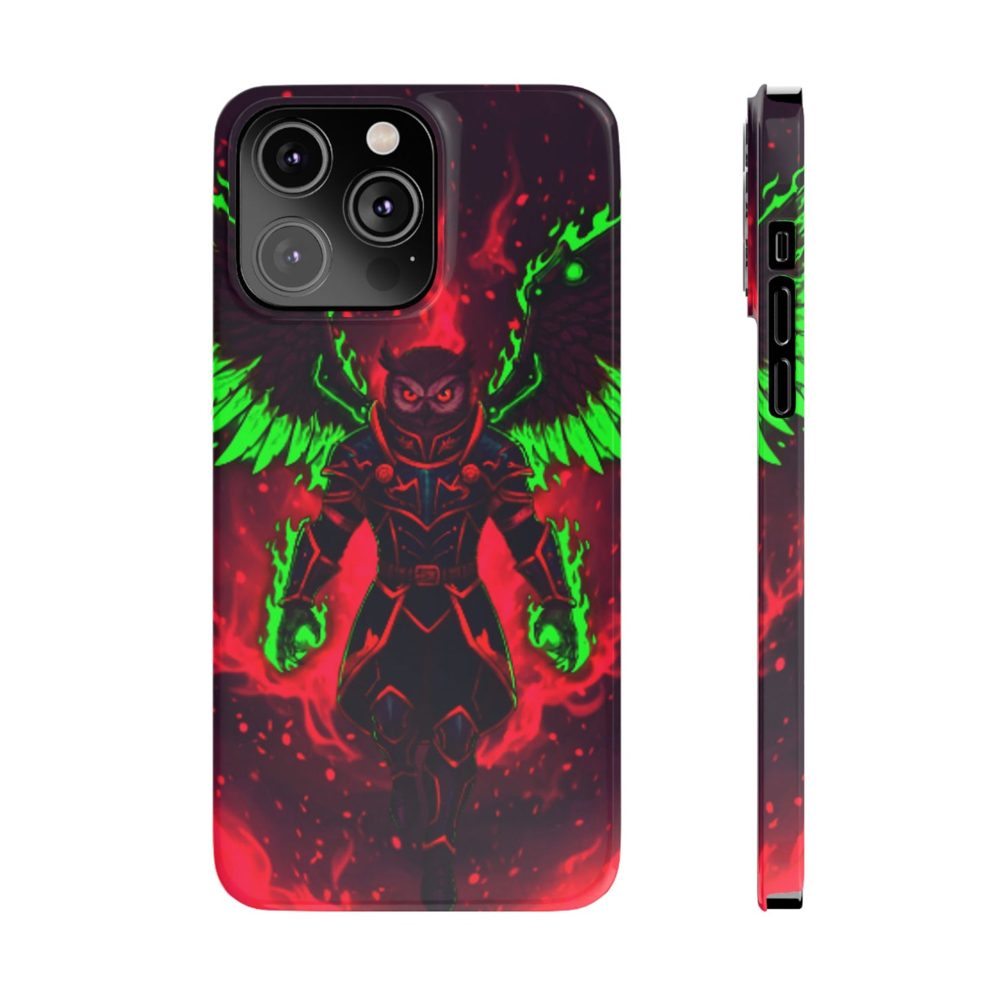 Halloween Agent Quacks Series Slim Phone Cases - Fiery General Onyx Design