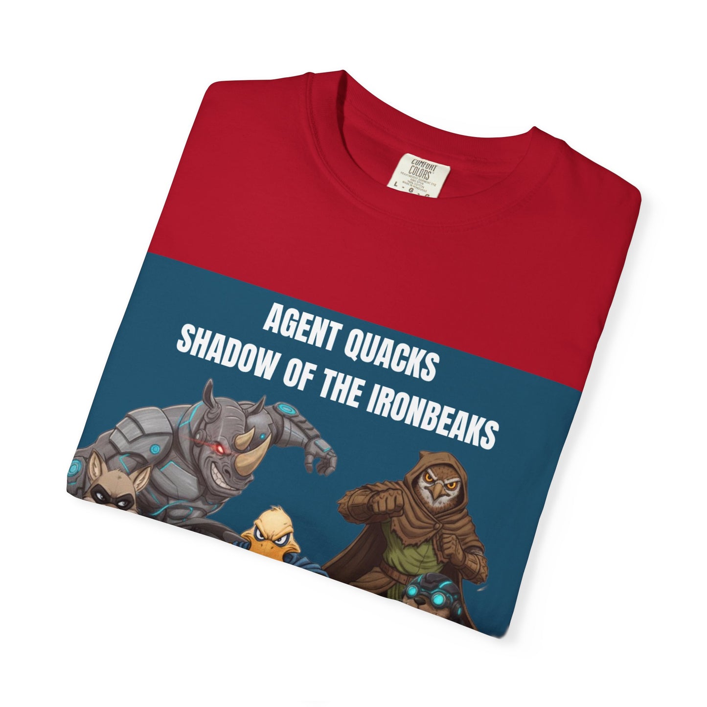 Agent Quacks – Shadow of the Iron Beaks | Unisex Garment-Dyed T-Shirt