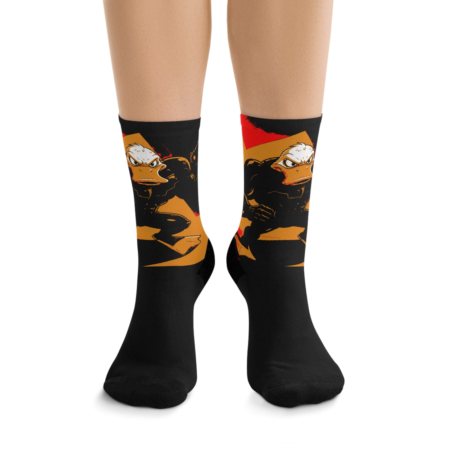 Agent Quacks Series Recycled Poly Socks - Quacks Design