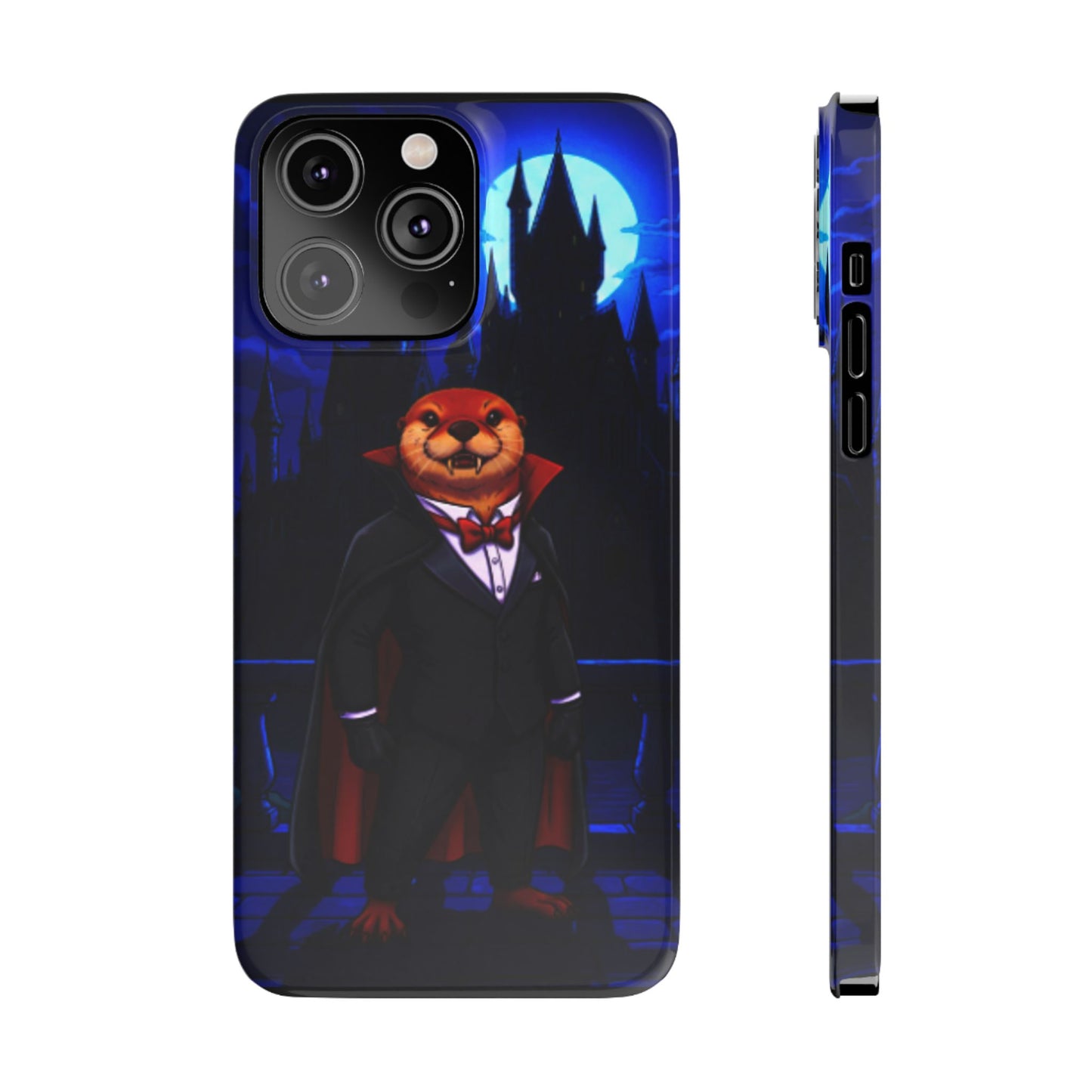 Halloween Agent Quacks Series Slim Phone Cases - Vampire Gearshift Design