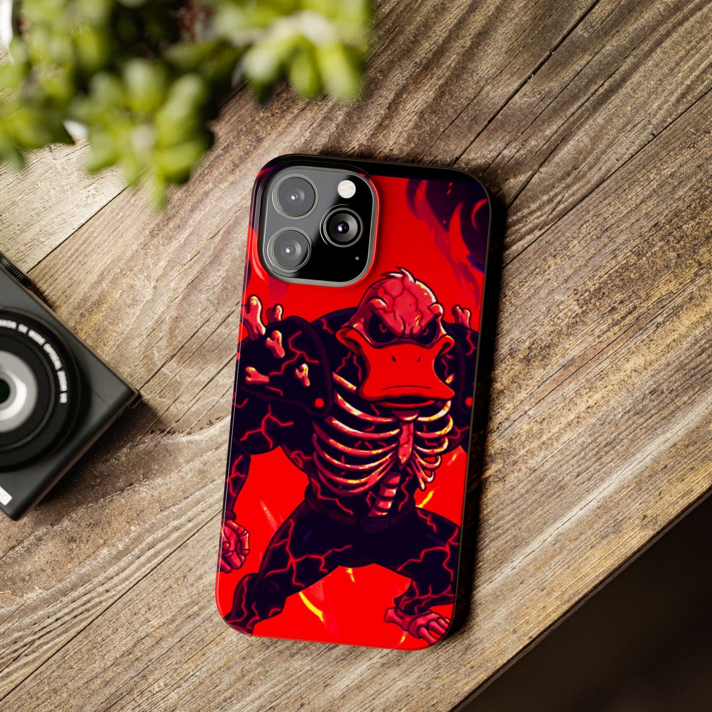 Halloween Agent Quacks Series Slim Phone Cases - Skeleton Quacks Design
