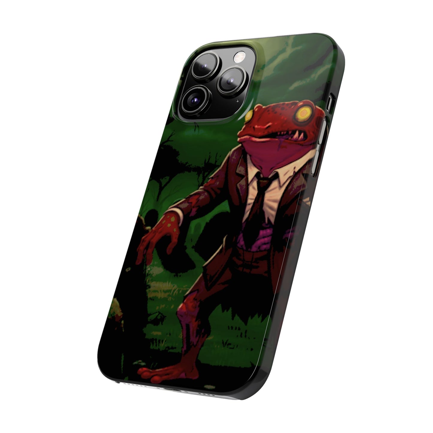 Halloween Agent Quacks Series Slim Phone Cases - Zombie Goro Design