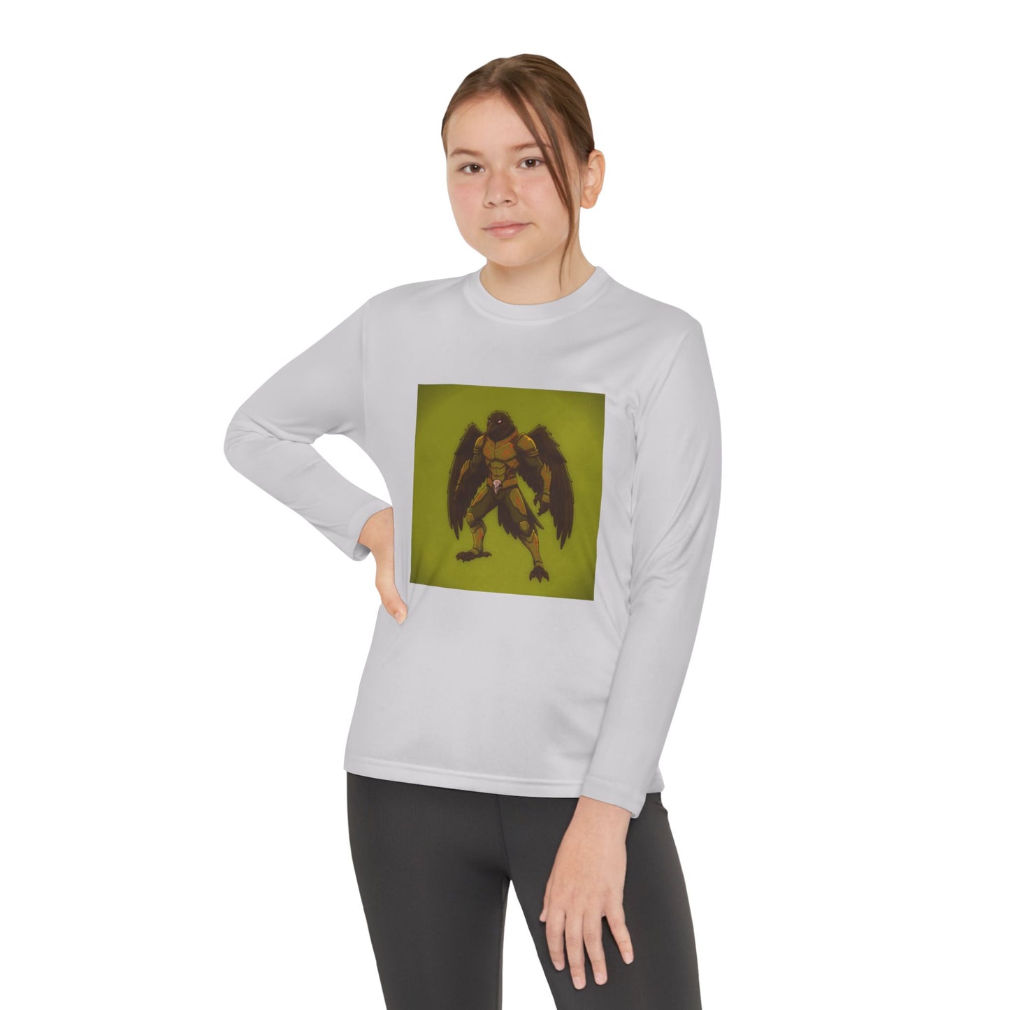 Agent Quacks Series Youth Long Sleeve Competitor Tee - Nightclaw Design