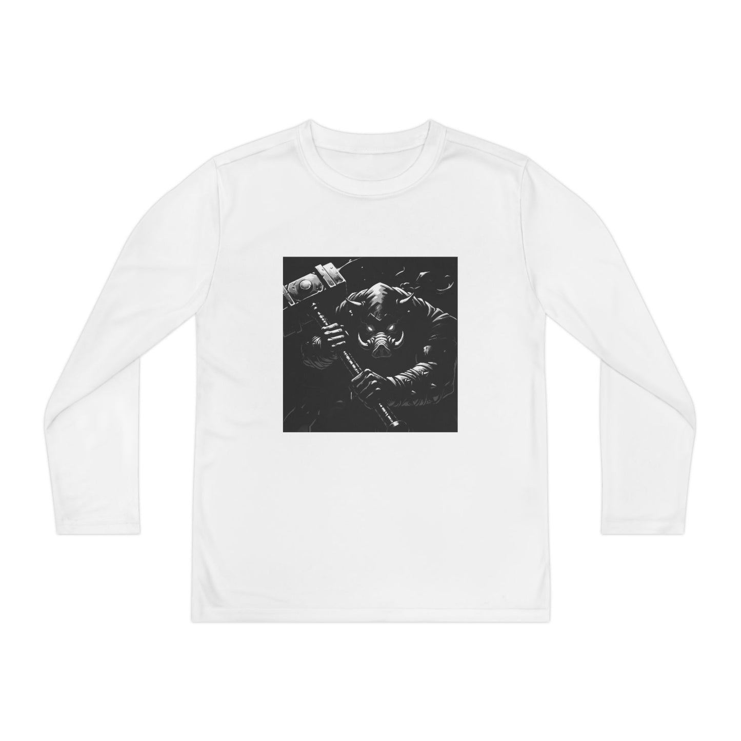Agent Quacks Series Youth Long Sleeve Competitor Tee - Bloodtusk Design