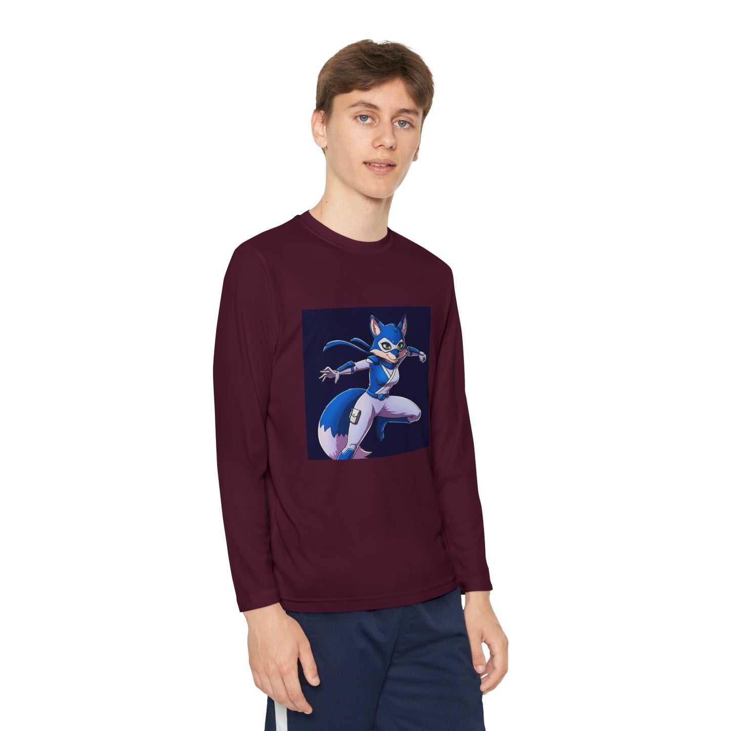 Agent Quacks Series Youth Long Sleeve Competitor Tee - Vixx Design
