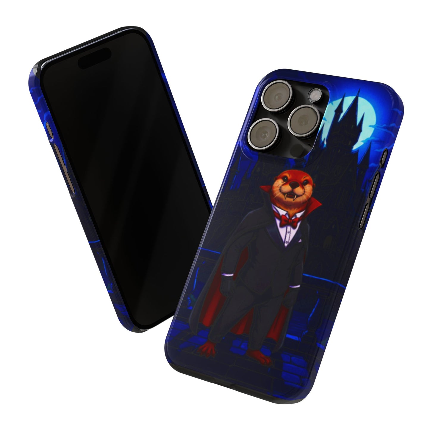 Halloween Agent Quacks Series Slim Phone Cases - Vampire Gearshift Design