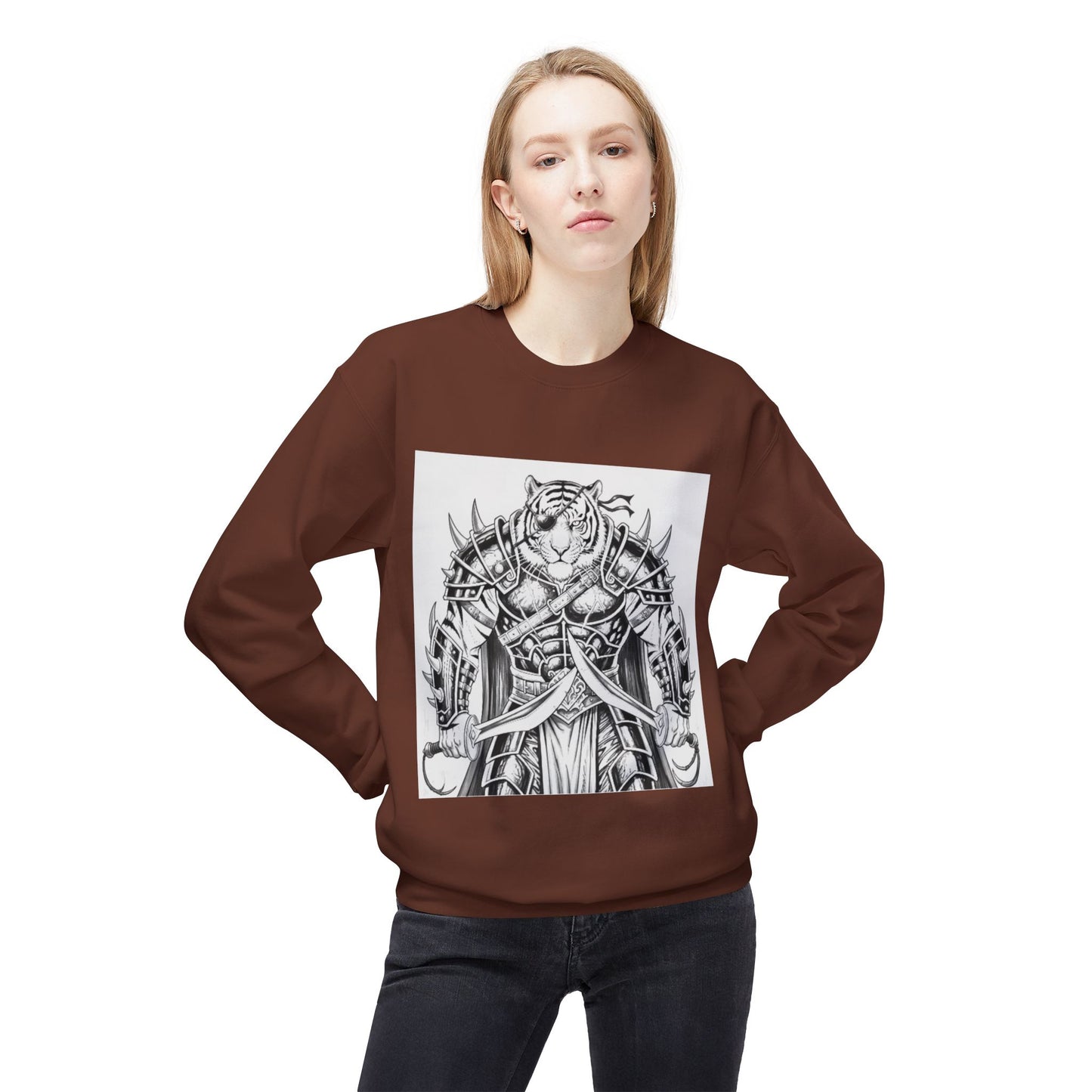 Agent Quacks Series Unisex Midweight Softstyle Fleece Crewneck Sweatshirt - Vaelros Design