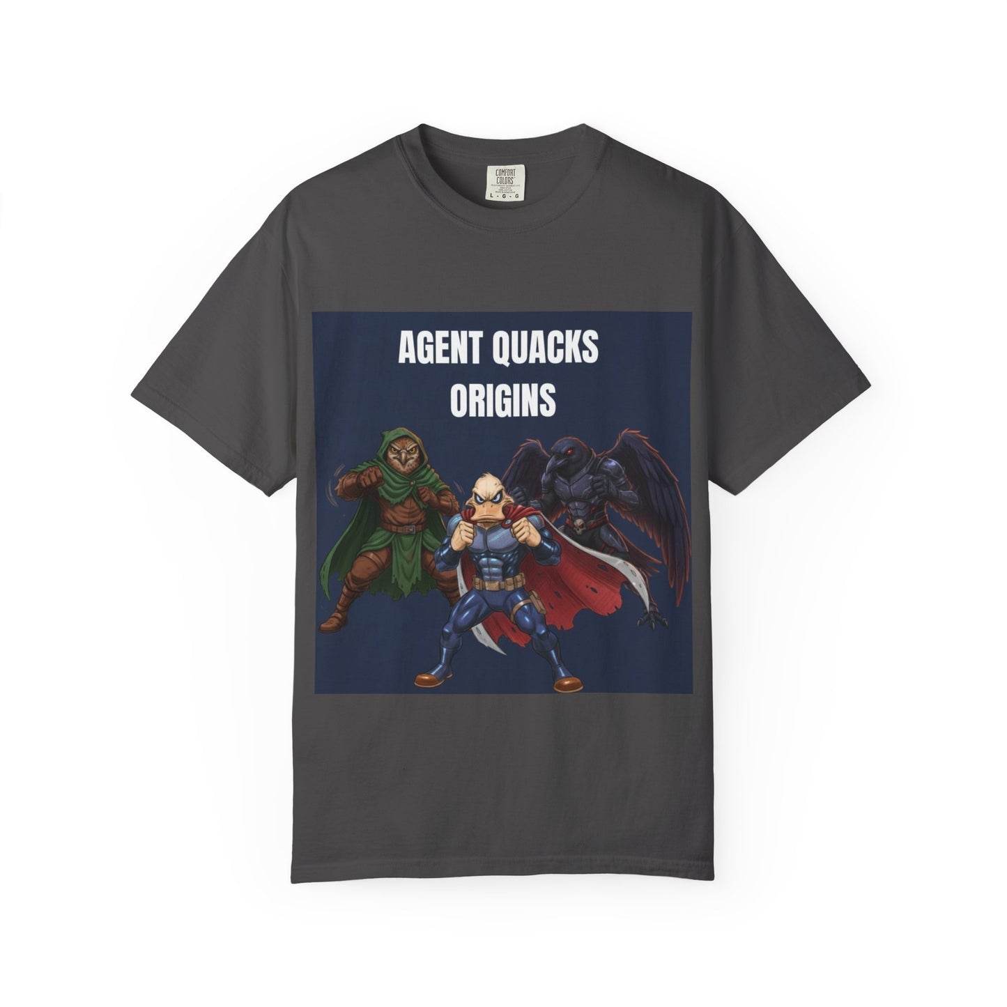 Agent Quacks – Origins | Unisex Garment-Dyed T-Shirt
