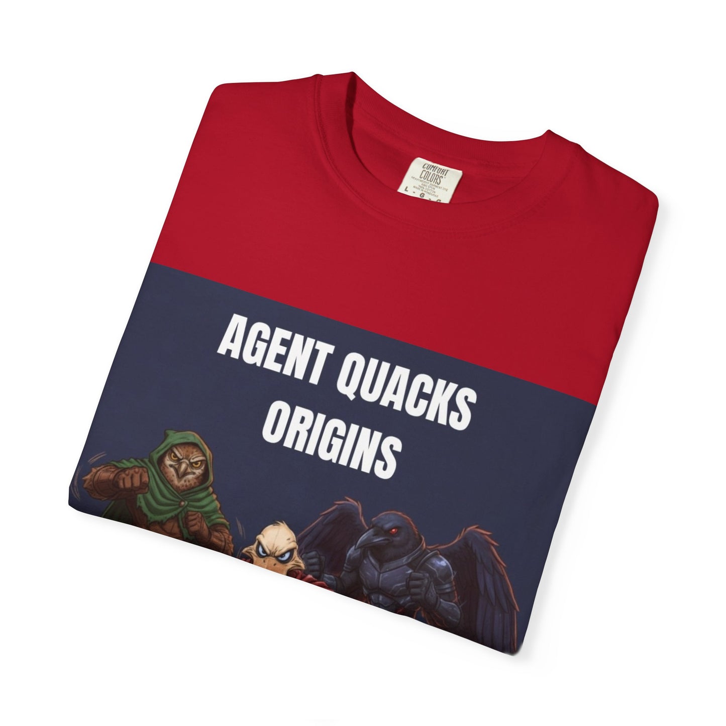 Agent Quacks – Origins | Unisex Garment-Dyed T-Shirt