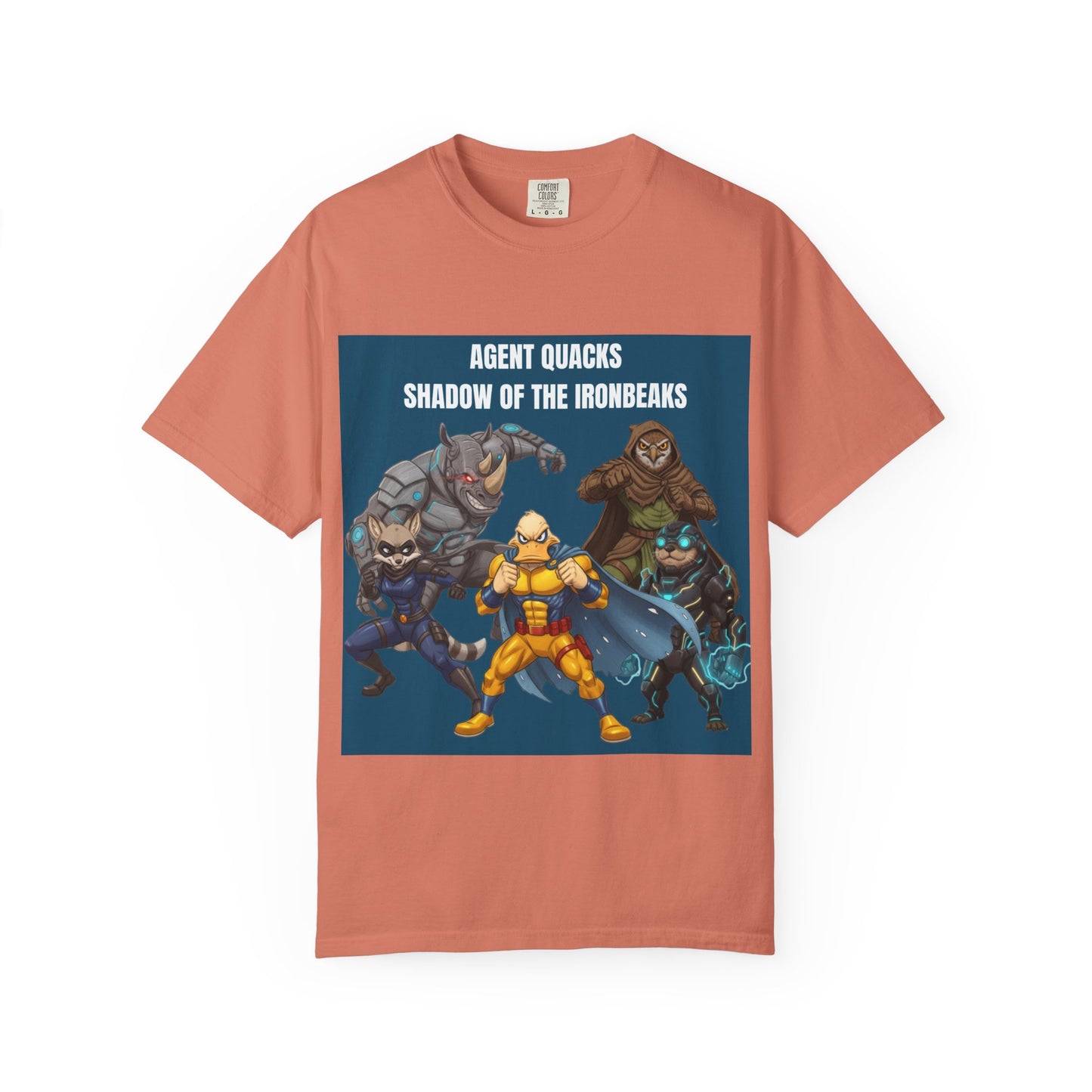 Agent Quacks – Shadow of the Iron Beaks | Unisex Garment-Dyed T-Shirt