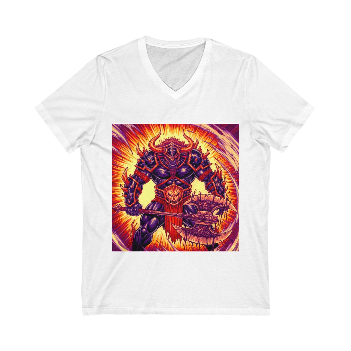 Agent Quacks Series Unisex Jersey Short Sleeve V-Neck Tee - Gravok Design