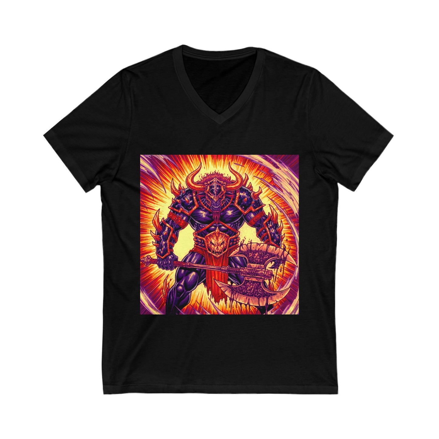 Agent Quacks Series Unisex Jersey Short Sleeve V-Neck Tee - Gravok Design