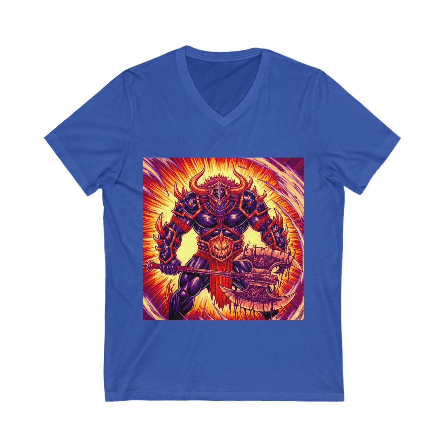 Agent Quacks Series Unisex Jersey Short Sleeve V-Neck Tee - Gravok Design