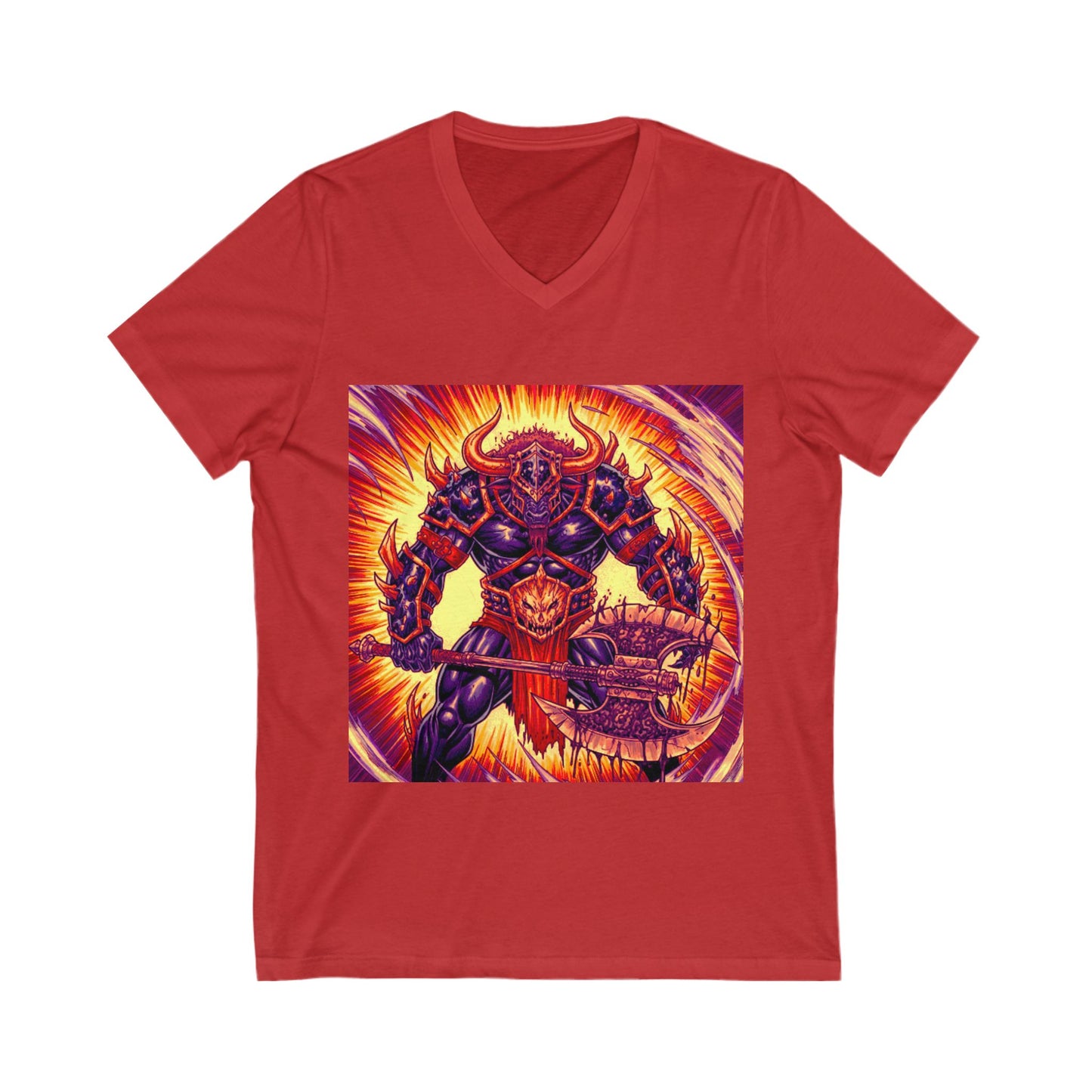 Agent Quacks Series Unisex Jersey Short Sleeve V-Neck Tee - Gravok Design