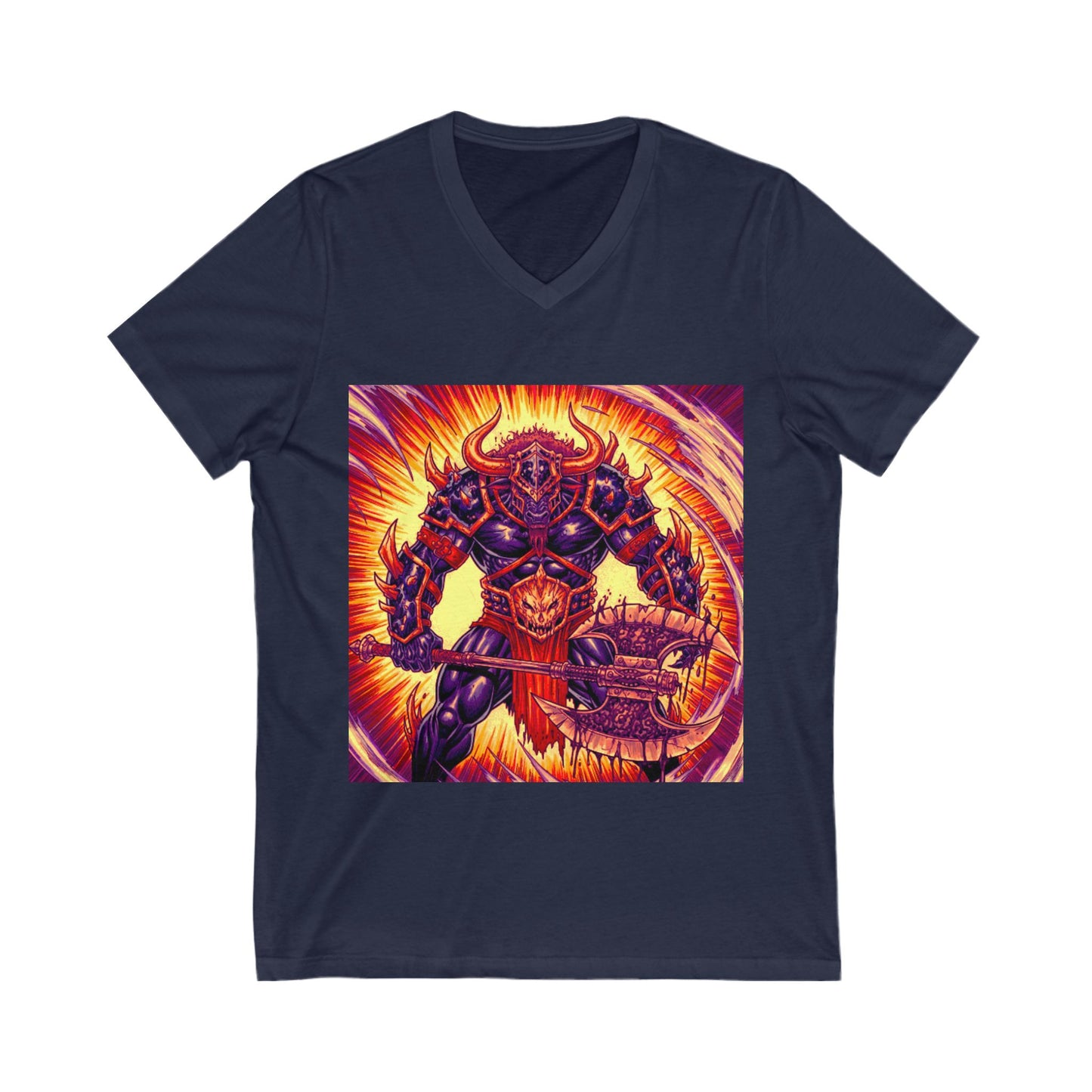 Agent Quacks Series Unisex Jersey Short Sleeve V-Neck Tee - Gravok Design