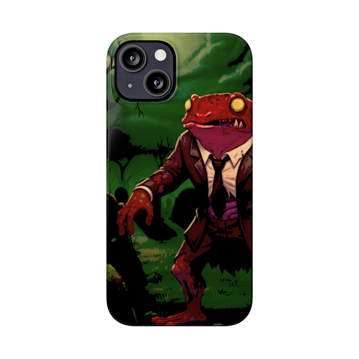 Halloween Agent Quacks Series Slim Phone Cases - Zombie Goro Design