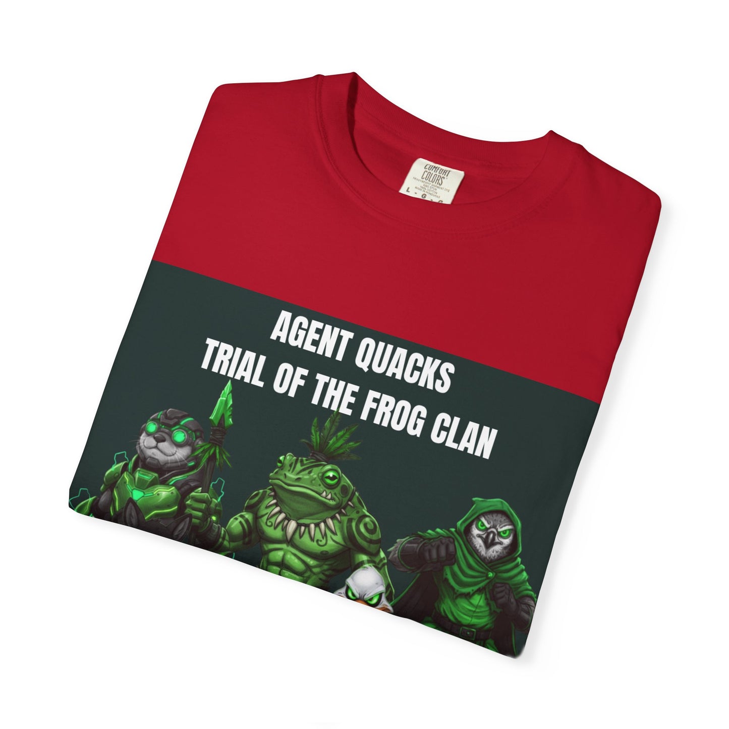 Agent Quacks – The Trial of the Frog Clan | Unisex Garment-Dyed T-Shirt
