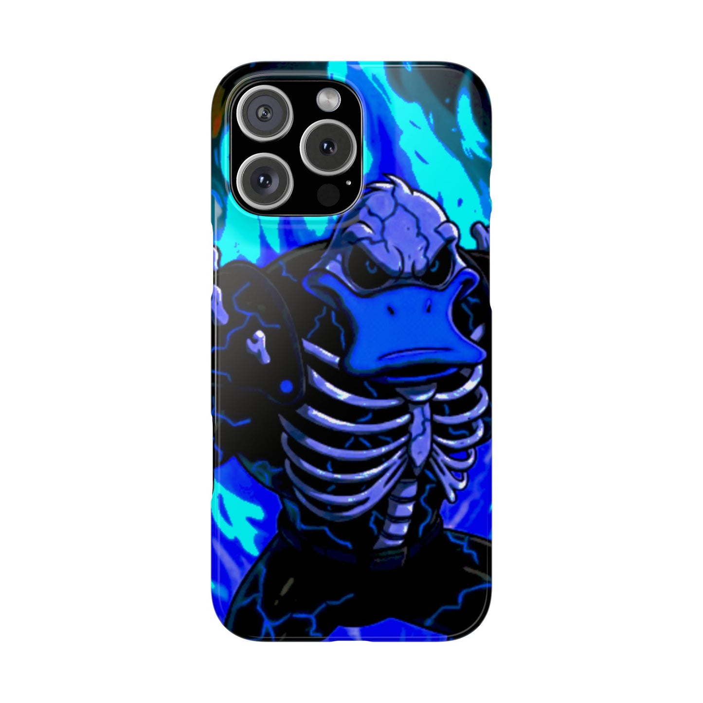 Halloween Agent Quacks Series Slim Phone Cases - Skeleton Quacks Design