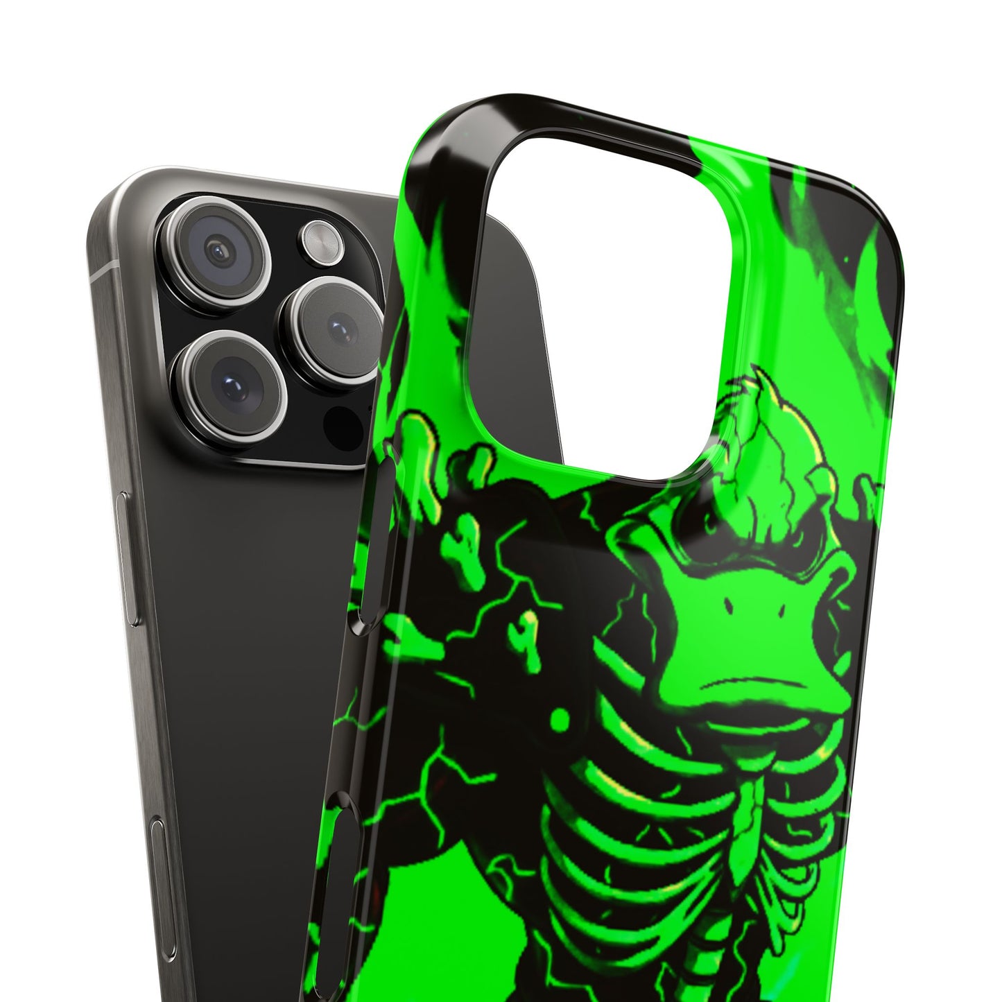 Halloween Agent Quacks Series Slim Phone Cases - Skeleton Quacks Design