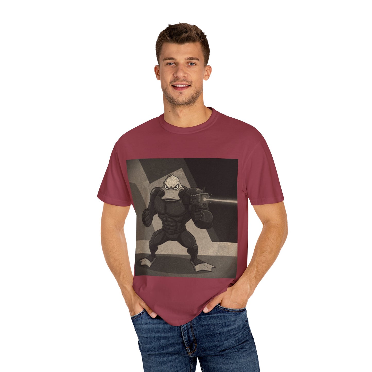 Agent Quacks Series Unisex T-shirt - B/W Quacks Design