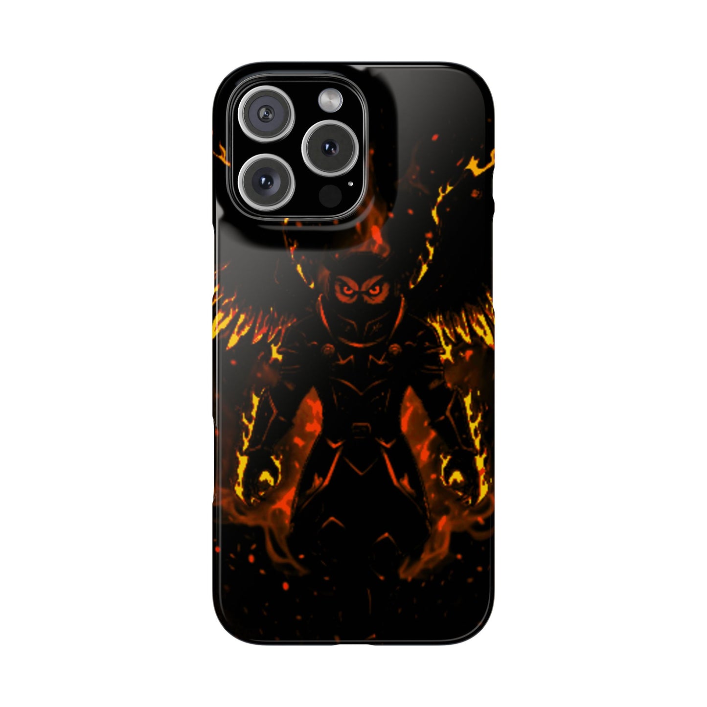 Halloween Agent Quacks Series Slim Phone Cases - Fiery General Onyx Design
