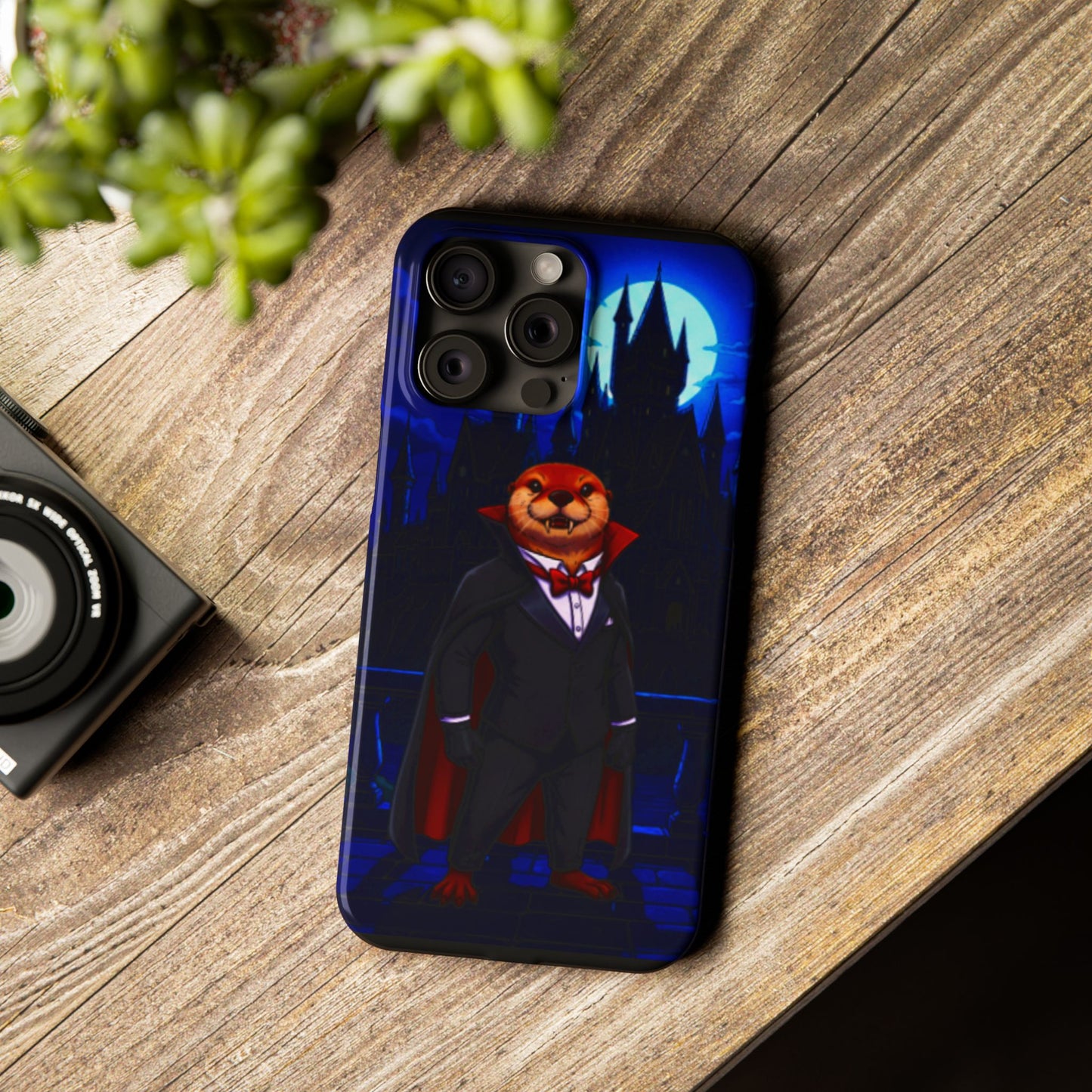 Halloween Agent Quacks Series Slim Phone Cases - Vampire Gearshift Design