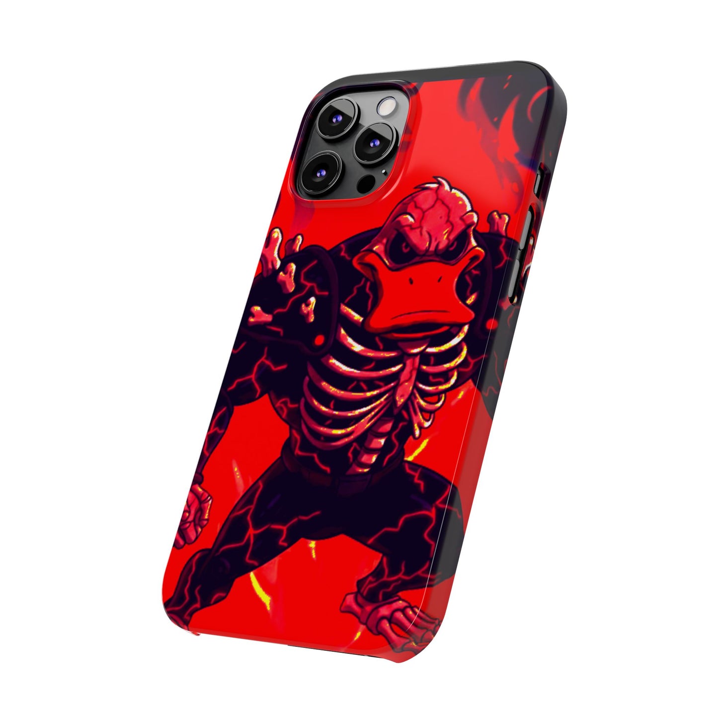 Halloween Agent Quacks Series Slim Phone Cases - Skeleton Quacks Design