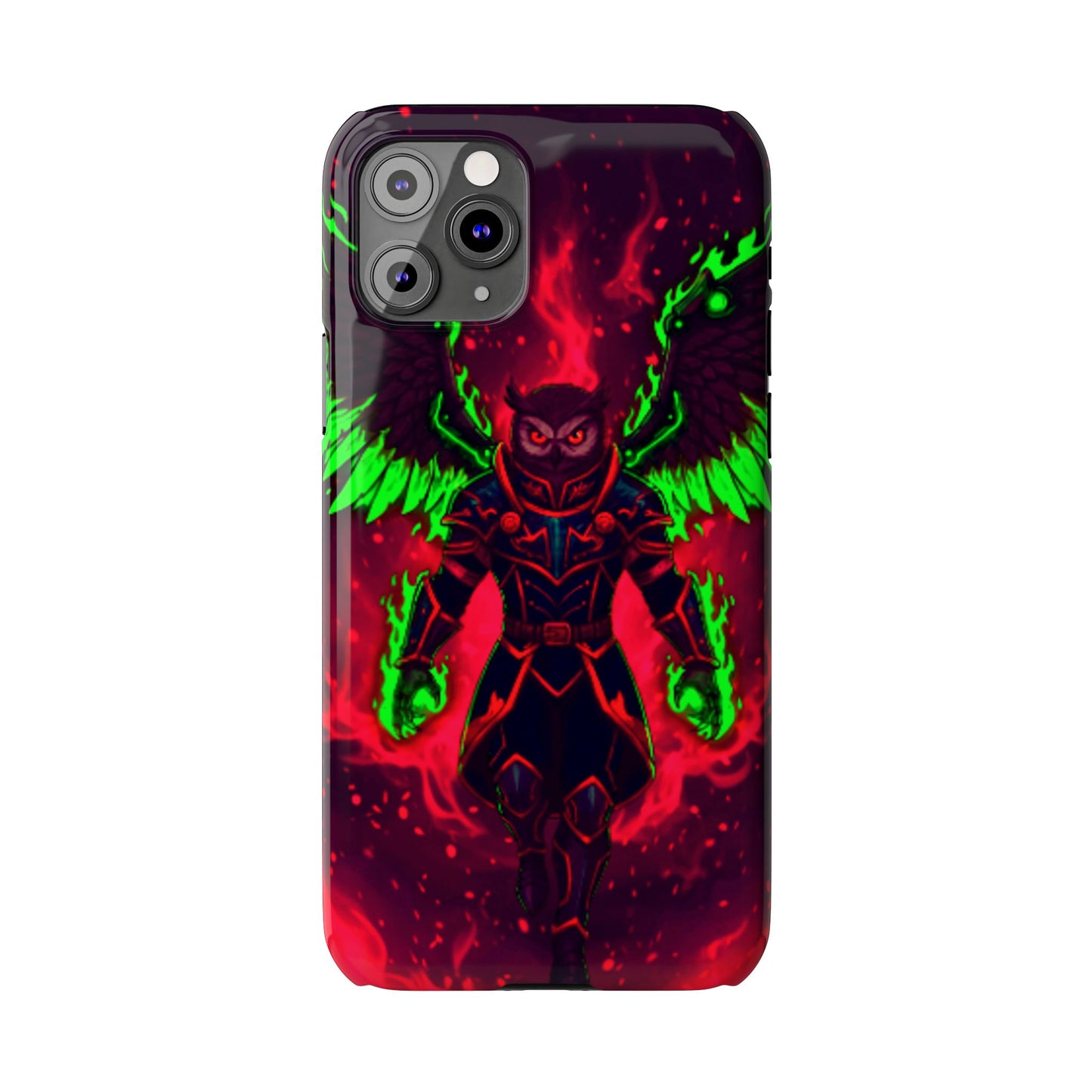Halloween Agent Quacks Series Slim Phone Cases - Fiery General Onyx Design