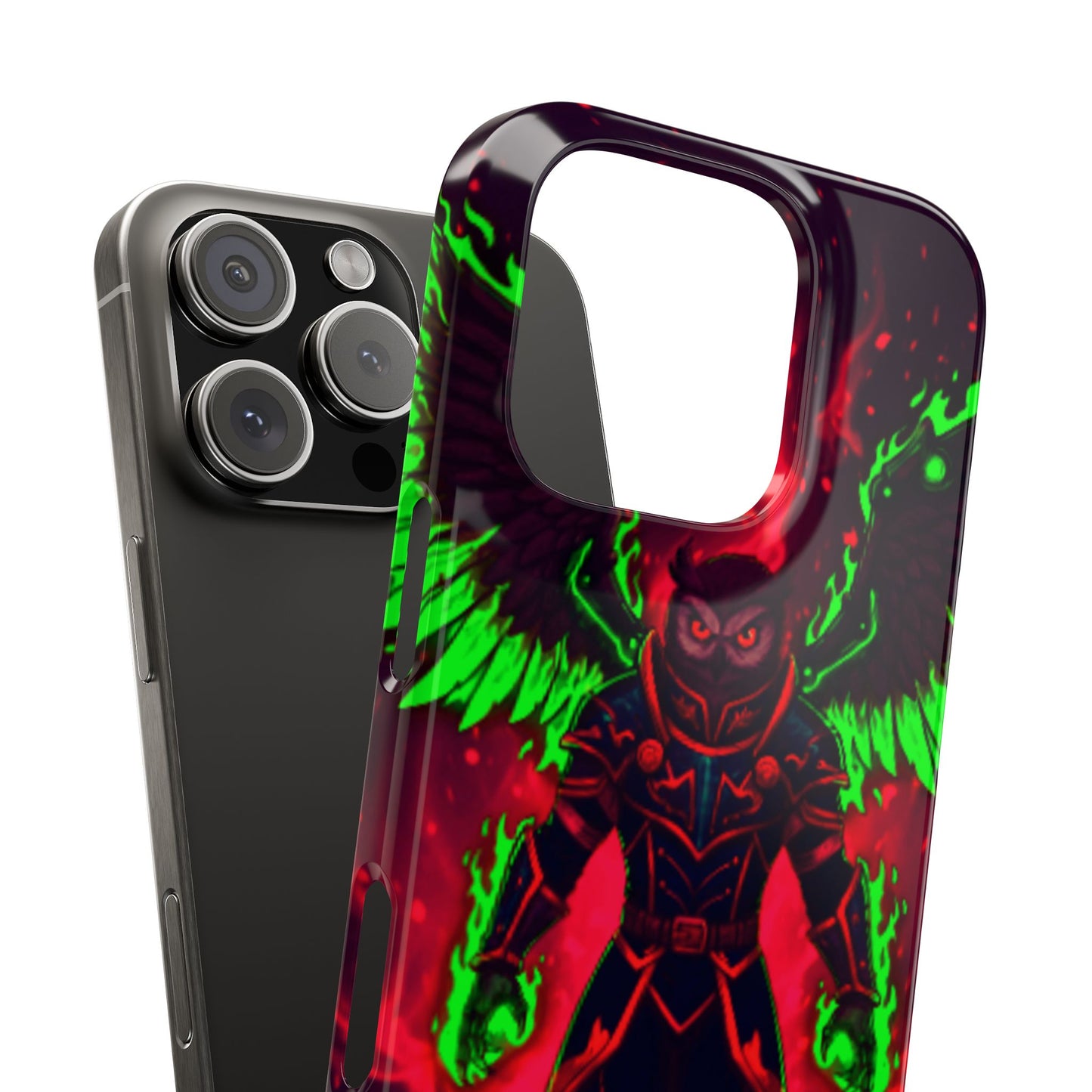 Halloween Agent Quacks Series Slim Phone Cases - Fiery General Onyx Design