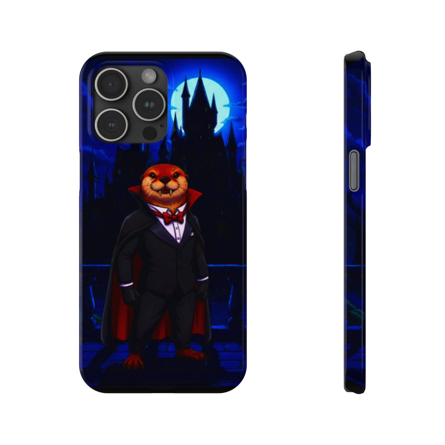 Halloween Agent Quacks Series Slim Phone Cases - Vampire Gearshift Design