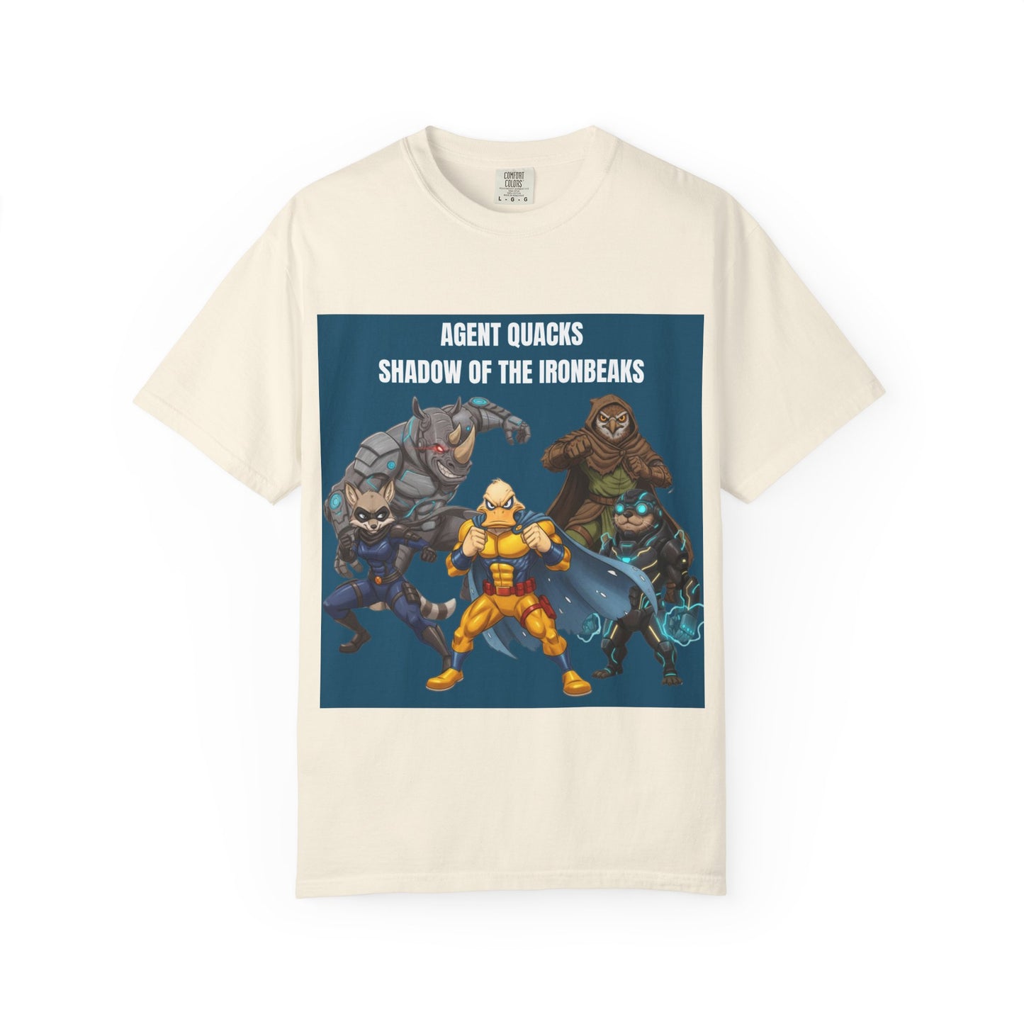 Agent Quacks – Shadow of the Iron Beaks | Unisex Garment-Dyed T-Shirt