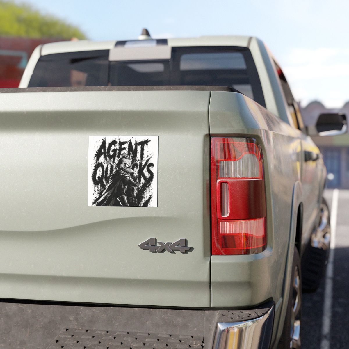 Agent Quacks Shadow Ink Car Magnet