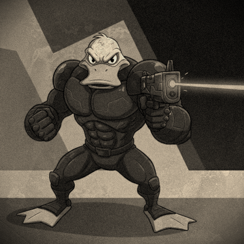 Agent Quacks Character Art