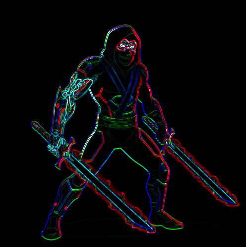 Xavier Ninja Suit Character Art