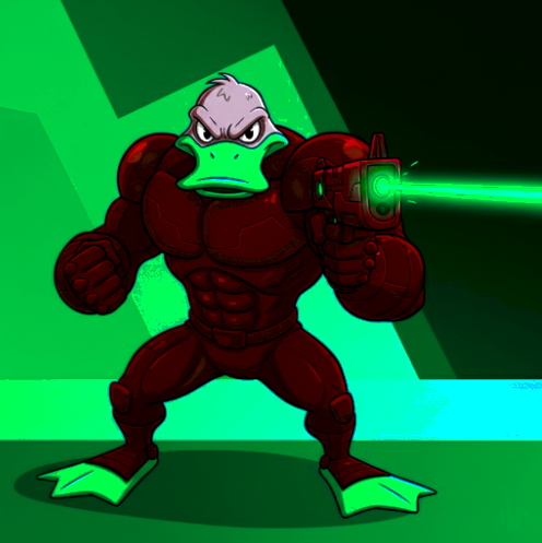 Agent Quacks Character Art