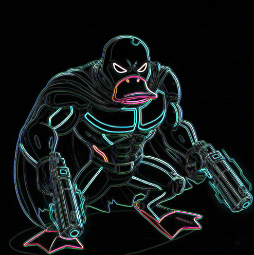 Agent Quacks Vigilante Suit Character Art