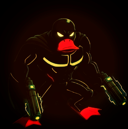 Agent Quacks Vigilante Suit Character Art
