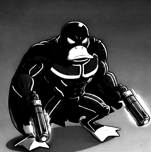 Agent Quacks Vigilante Suit Character Art
