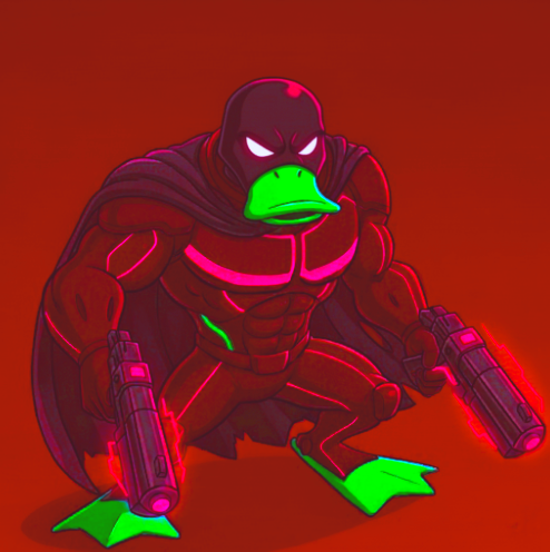 Agent Quacks Vigilante Suit Character Art
