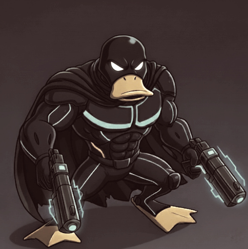 Agent Quacks Vigilante Suit Character Art