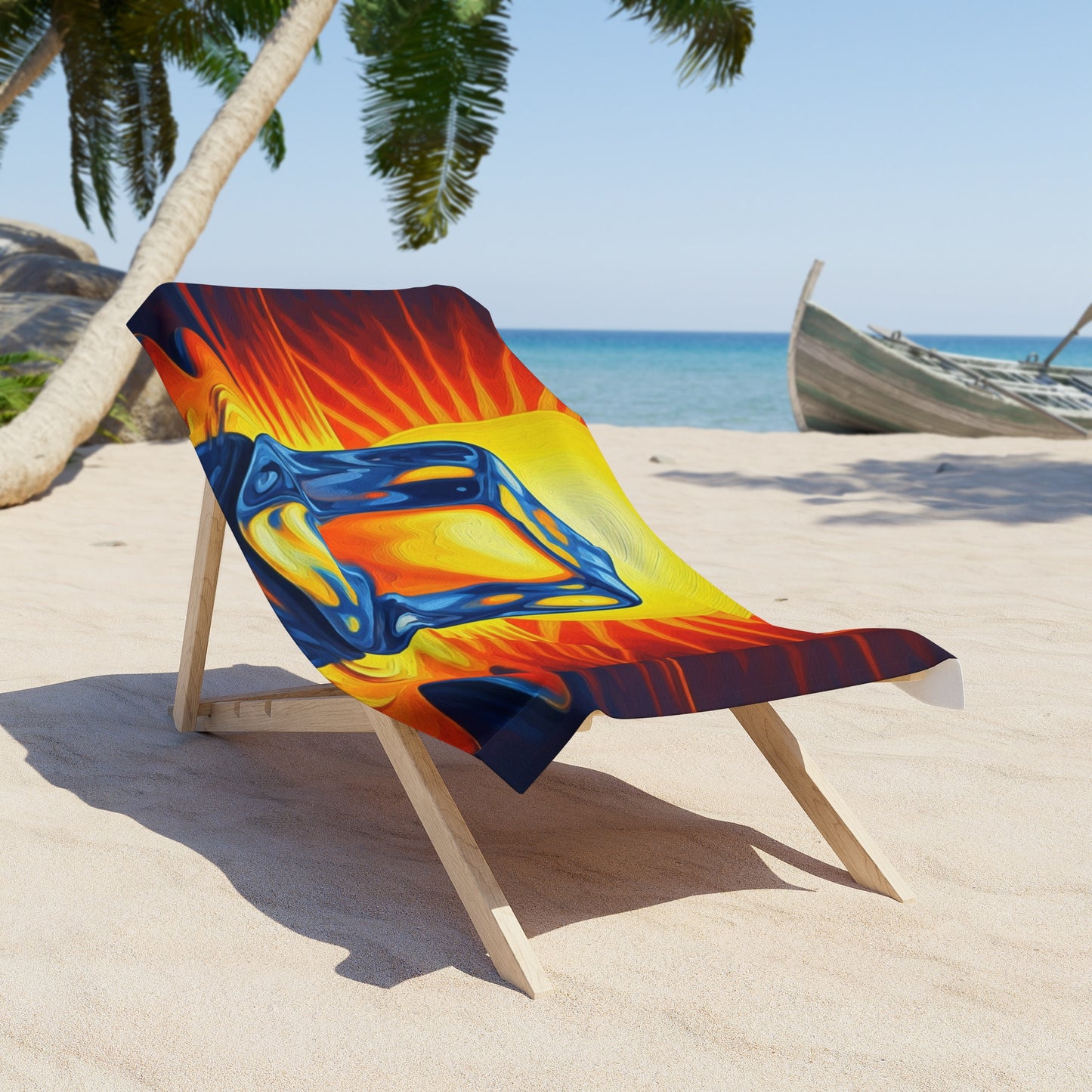 Melting Ice Beach Towel